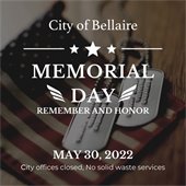 Memorial Day City Offices Closed