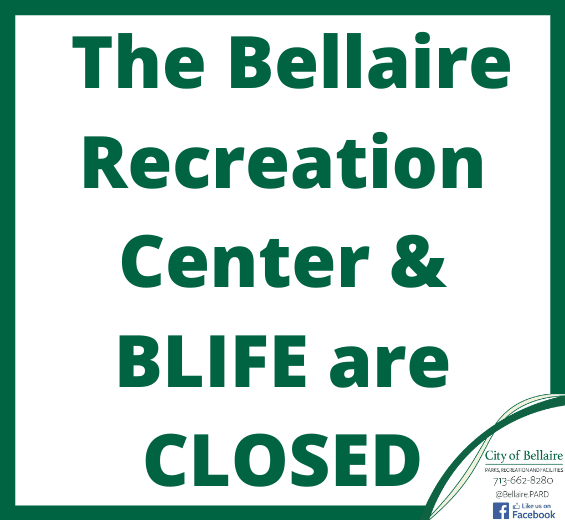 Rec Center and BLIFE Closed Newsflash