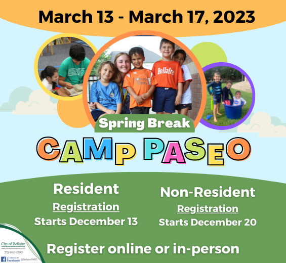 Spring Break Camp 2023, March 13-17