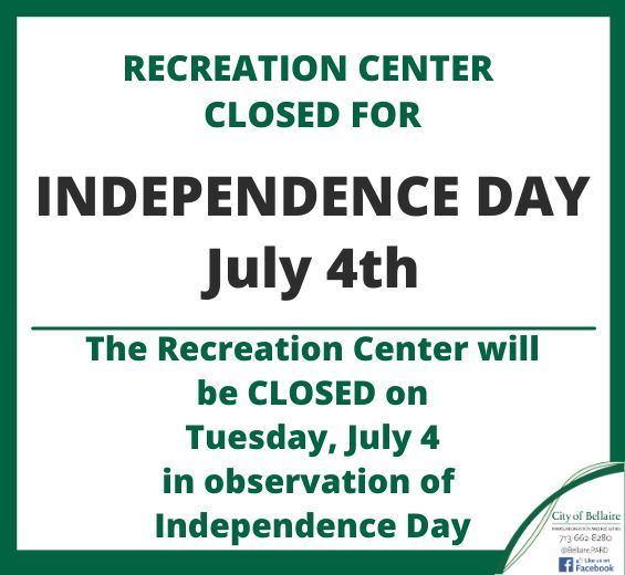 4th of July Closure