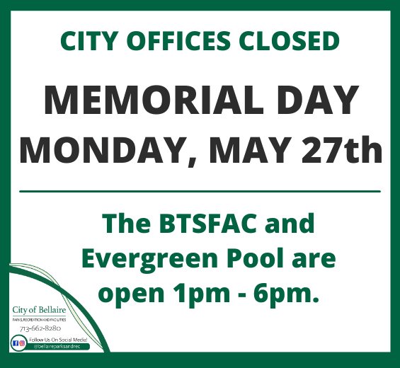 MEM DAY Closure