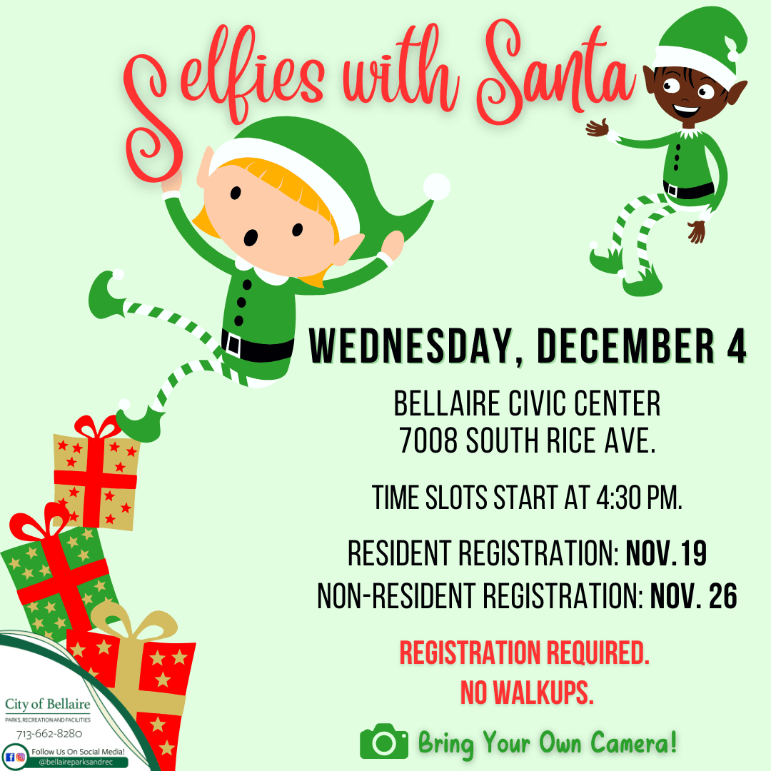 2024 Selfies with Santa Flyer (Instagram Post)