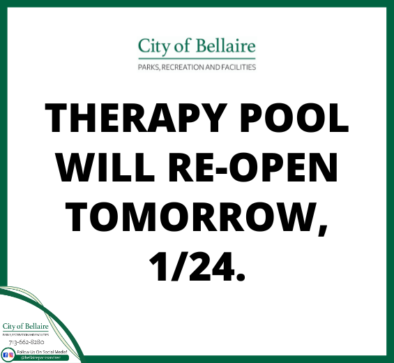 Therapy Pool Closed